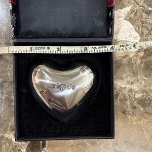 Brighton Silver Heart Chime NWT